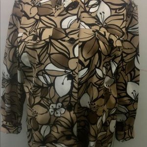 Alfred dunner floral shirt -new without tag